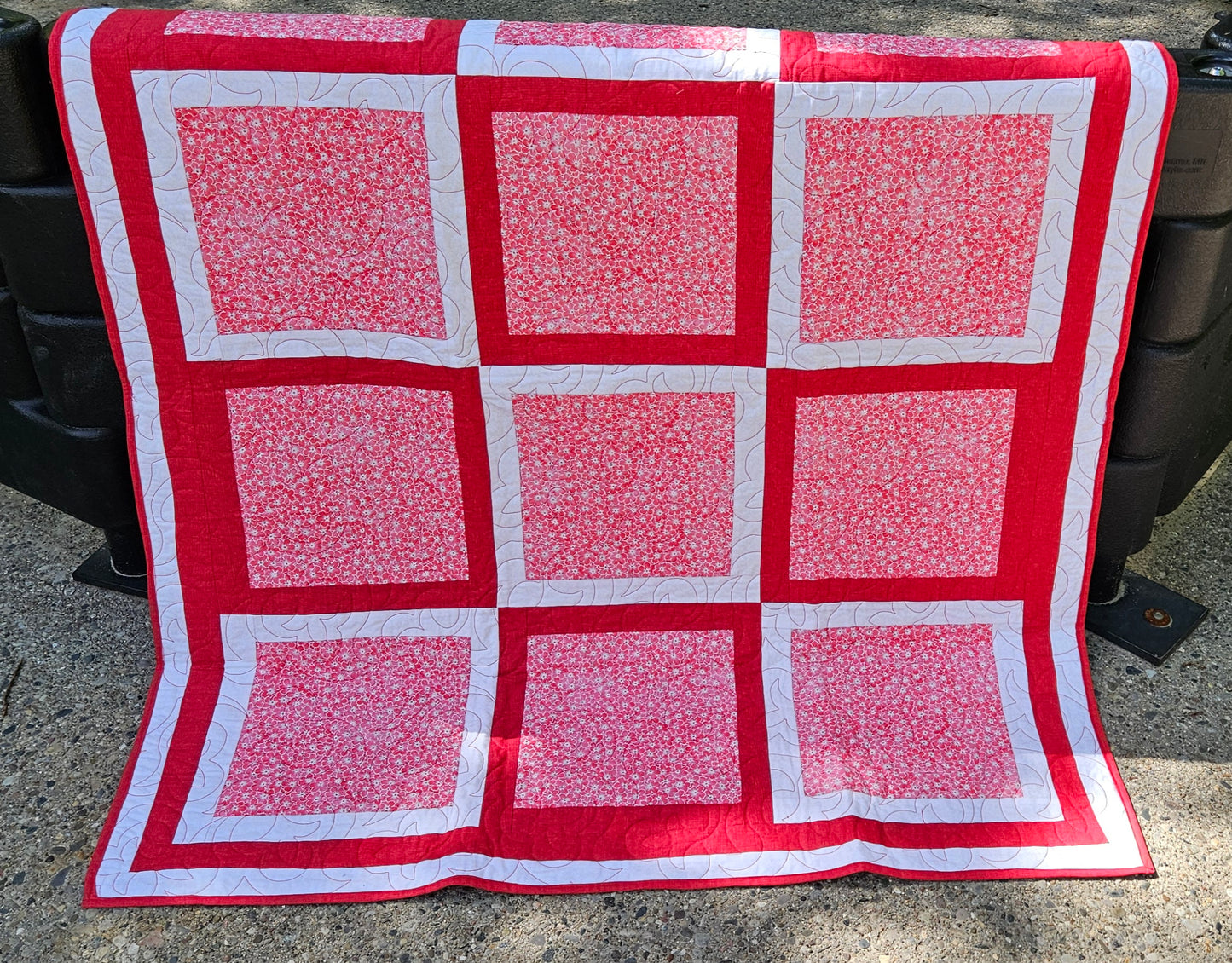 Snow on a Rose Quilt