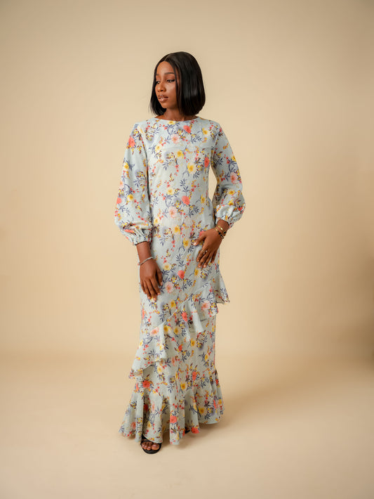 Amara Sky Garden Maxi Dress