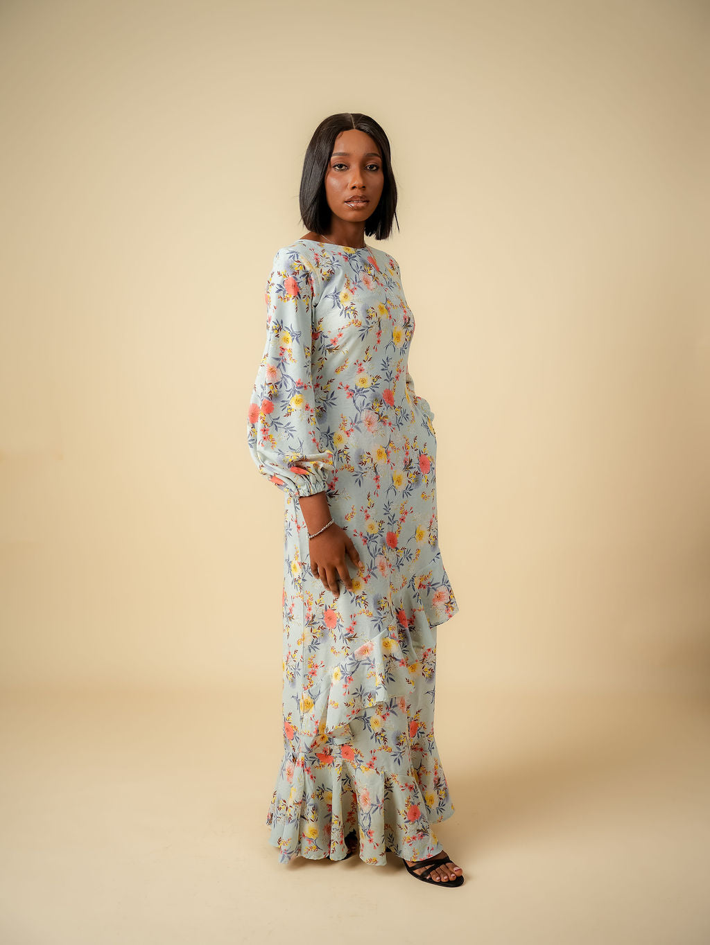 Amara Sky Garden Maxi Dress