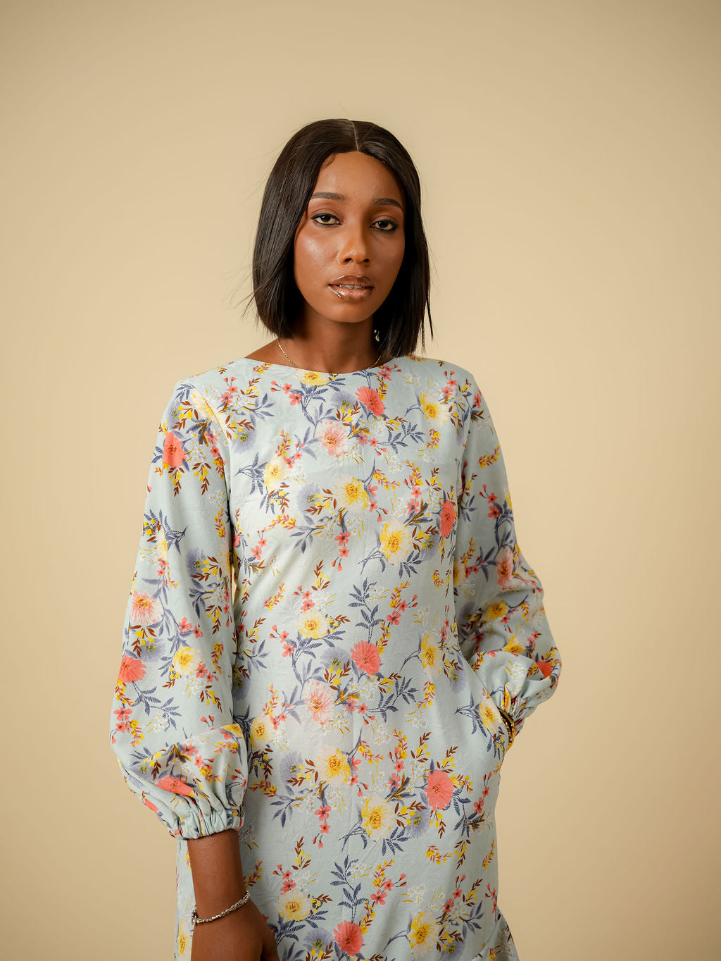 Amara Sky Garden Maxi Dress