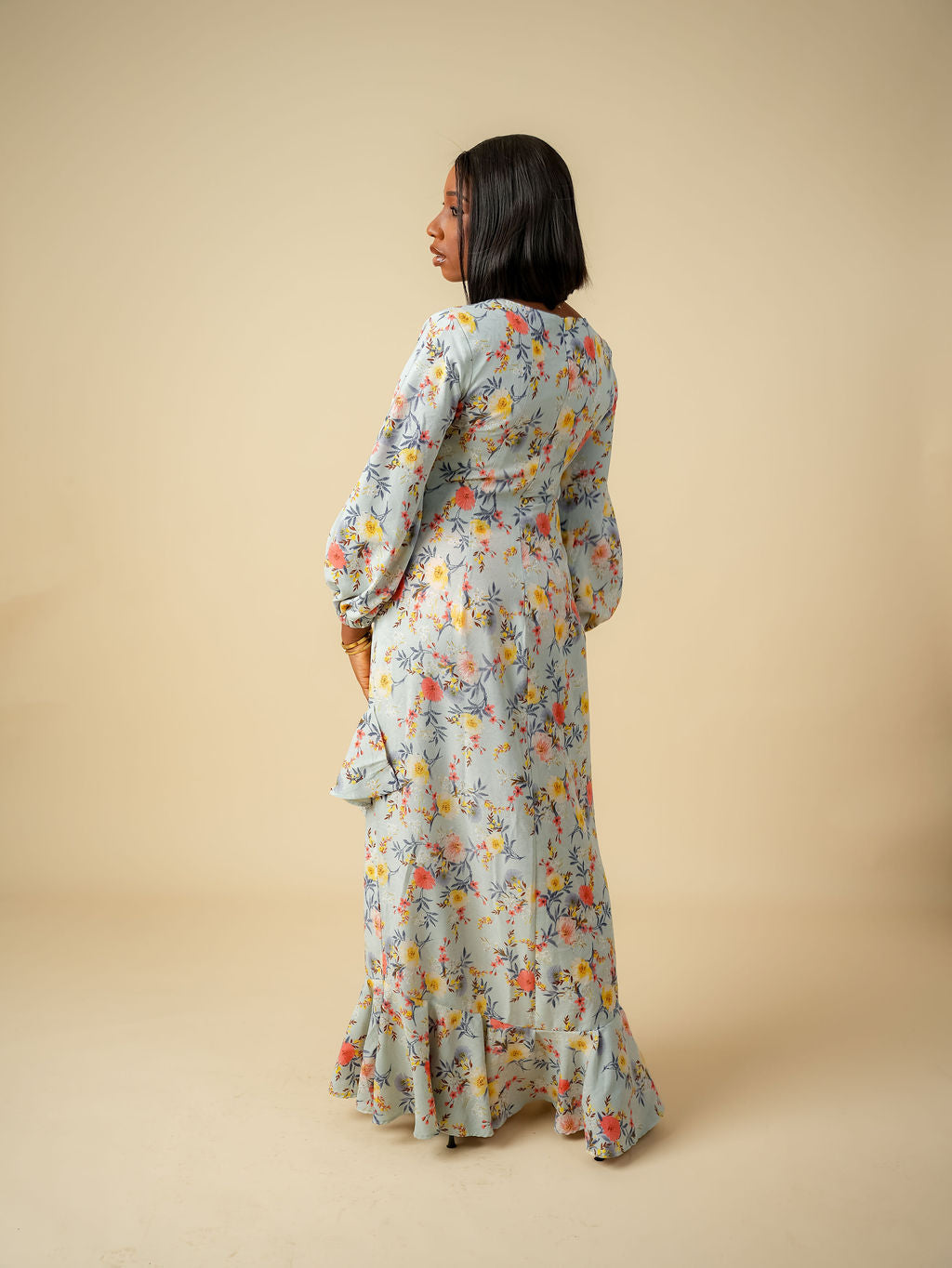 Amara Sky Garden Maxi Dress