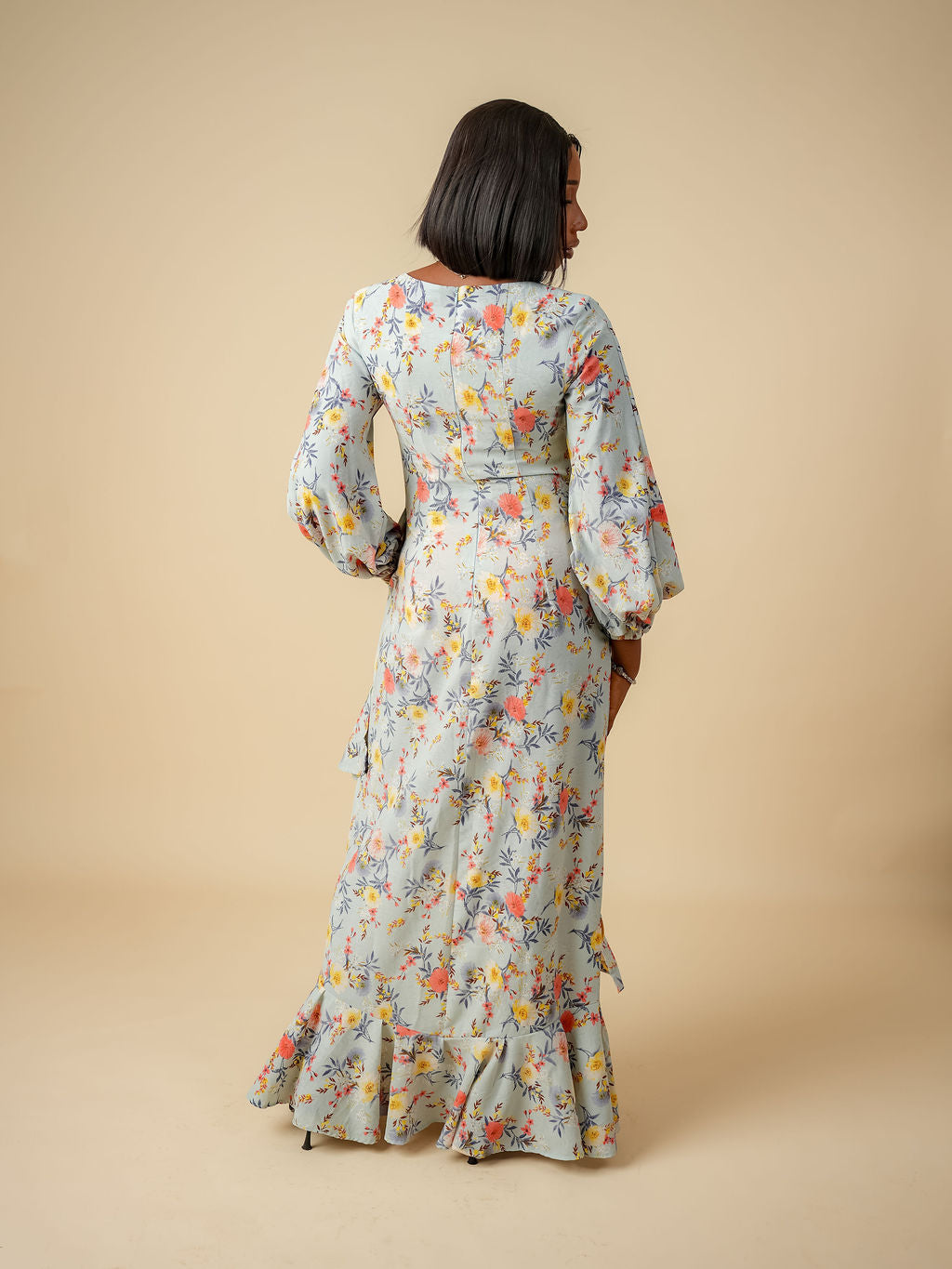 Amara Sky Garden Maxi Dress