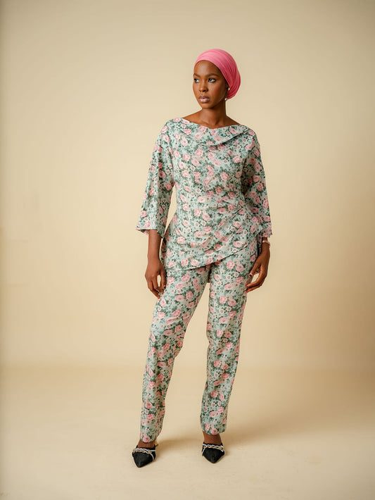 Zahara Rose Blossom Two-Piece Set