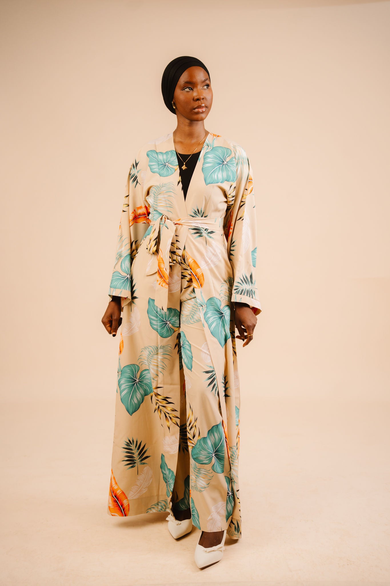 Amber Raspberry Kimono Set